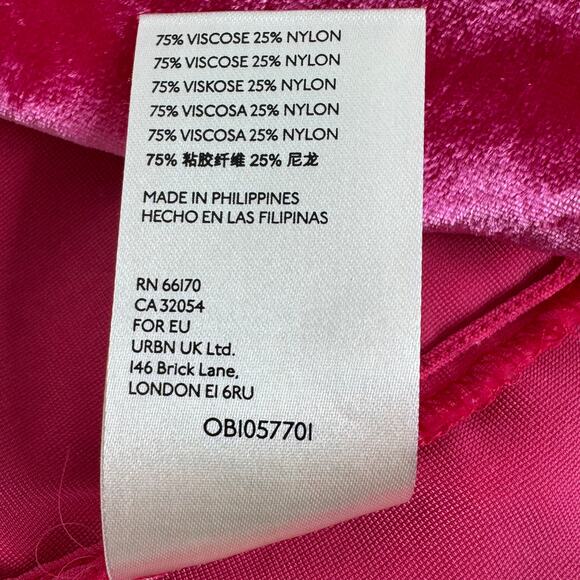 Pilcro‎ Pink long sleeve velvet button front top - Picture 8 of 12